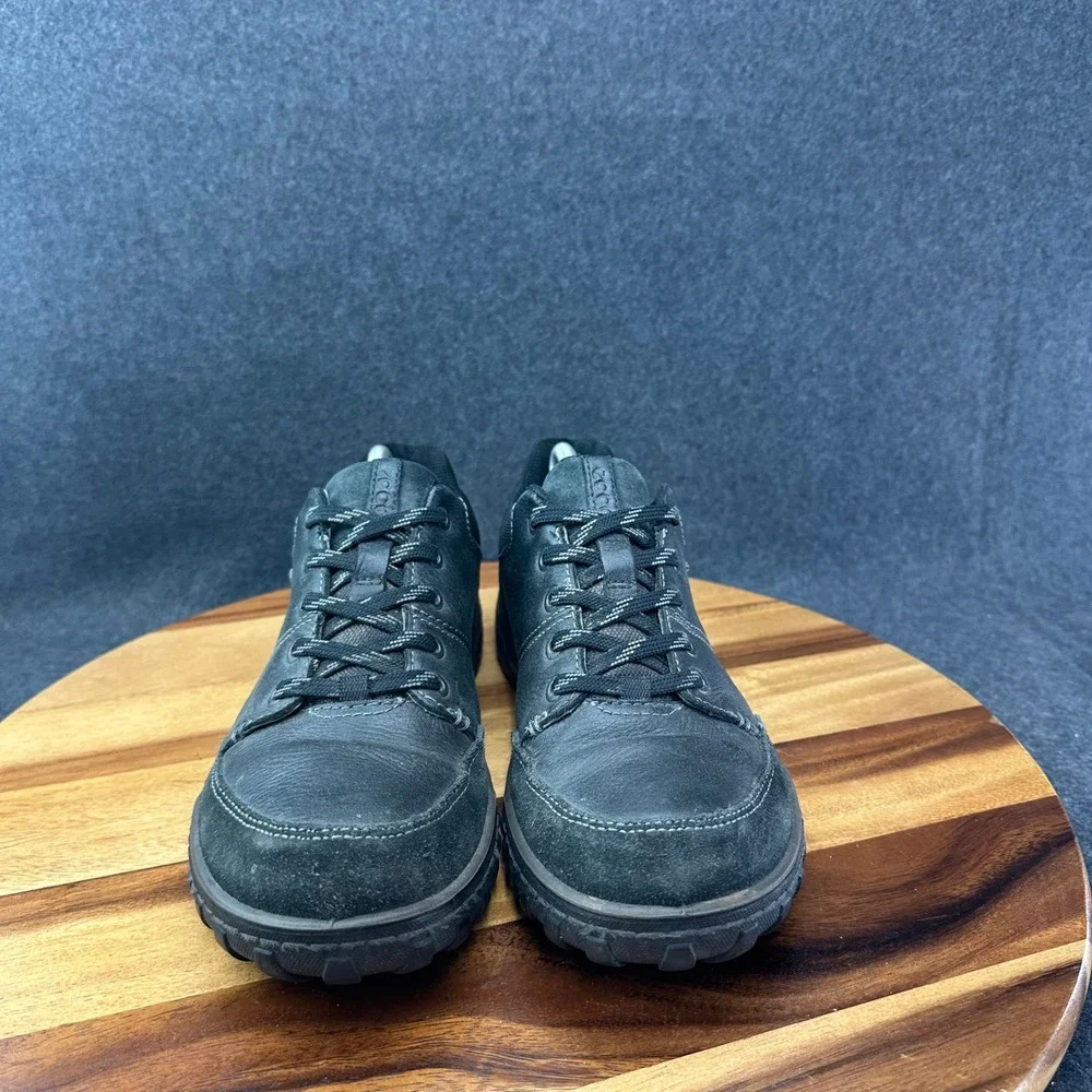 ECCO Urban Lifestyle Gore-Tex Black Leather Hiking Shoes 83070402001 Size 8